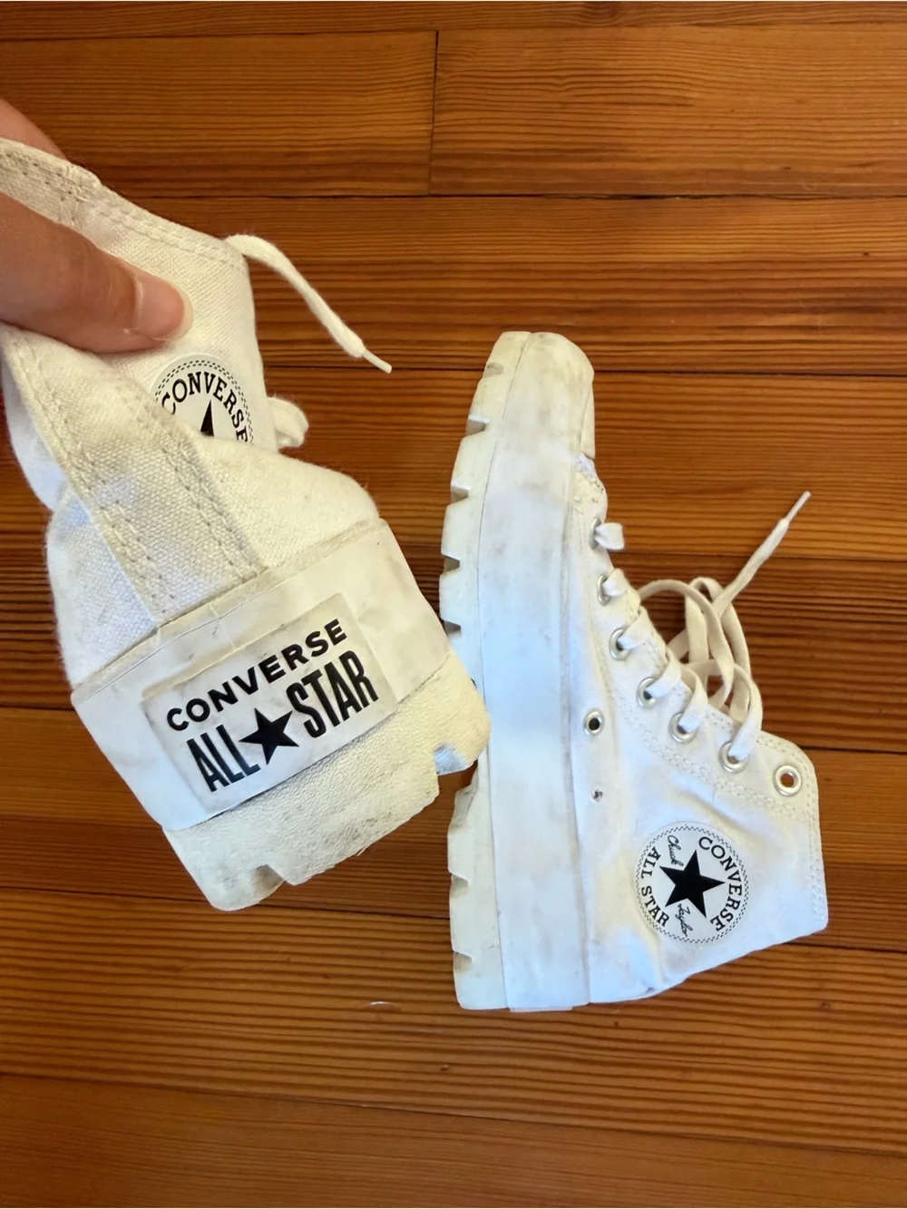 Converse Women’s White High-Top Platform Sneakers